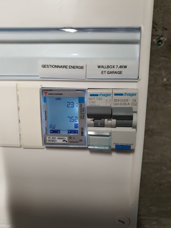 gestionnaire d'énergie Réalisations installations borne